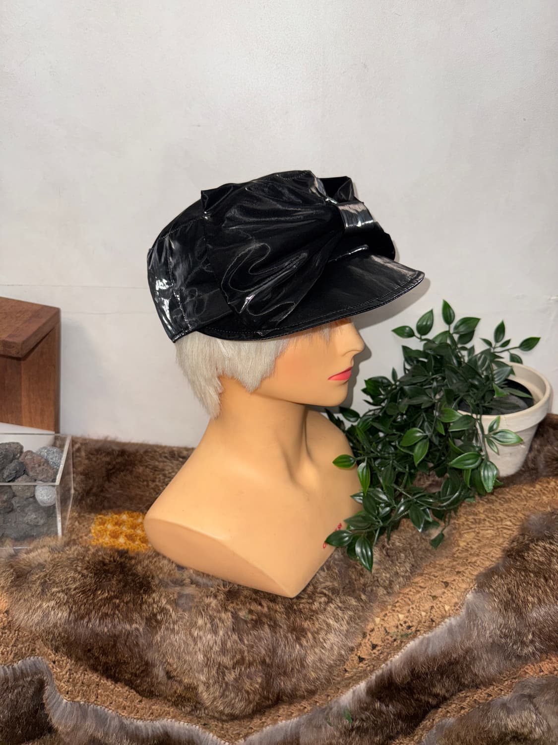 Awesome Needs Bellboy Cap Ribbon Black 상품이미지4