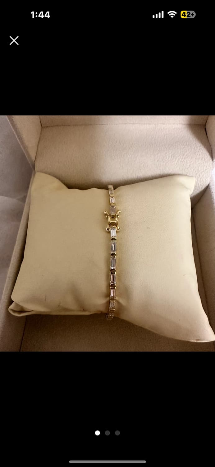 소윰SOYOOM 라인 바게트 팔찌 16cm 새상품 상품이미지1