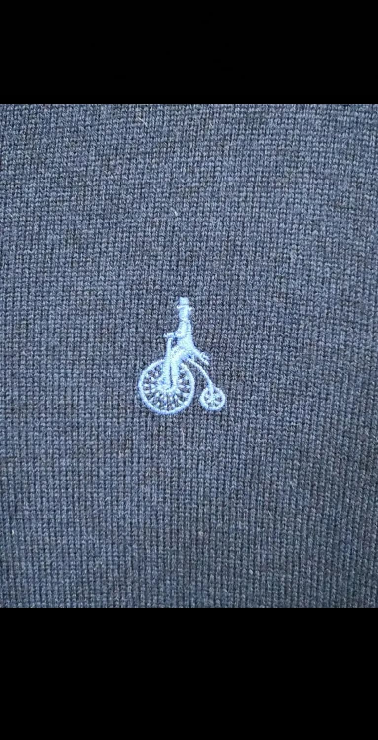 (100) 빈폴 브이넥 니트 네이비 울 실크 캐시미어 스웨터  상품이미지4