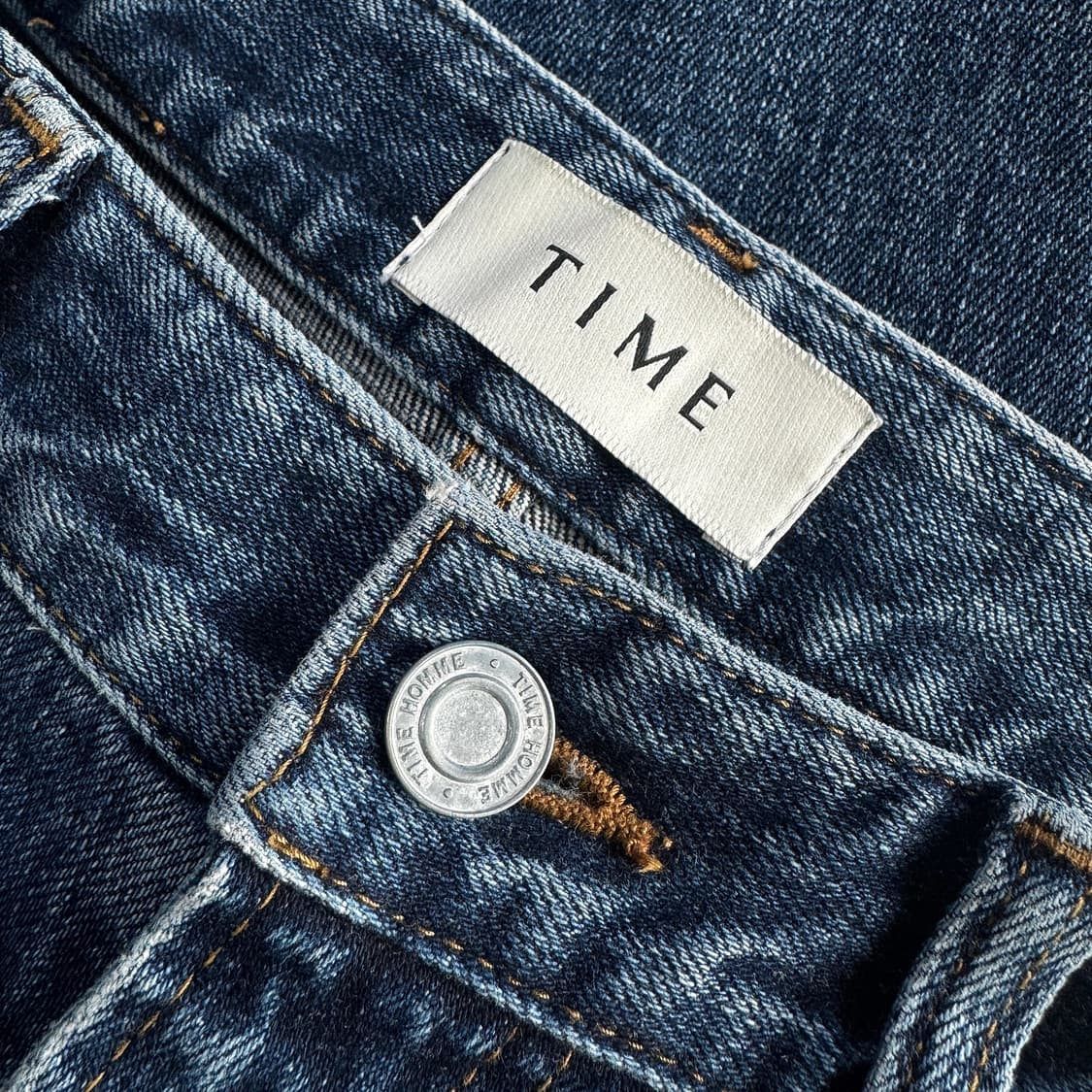 타임옴므 스트레이트 핏 데님 팬츠 (32) 상품이미지2