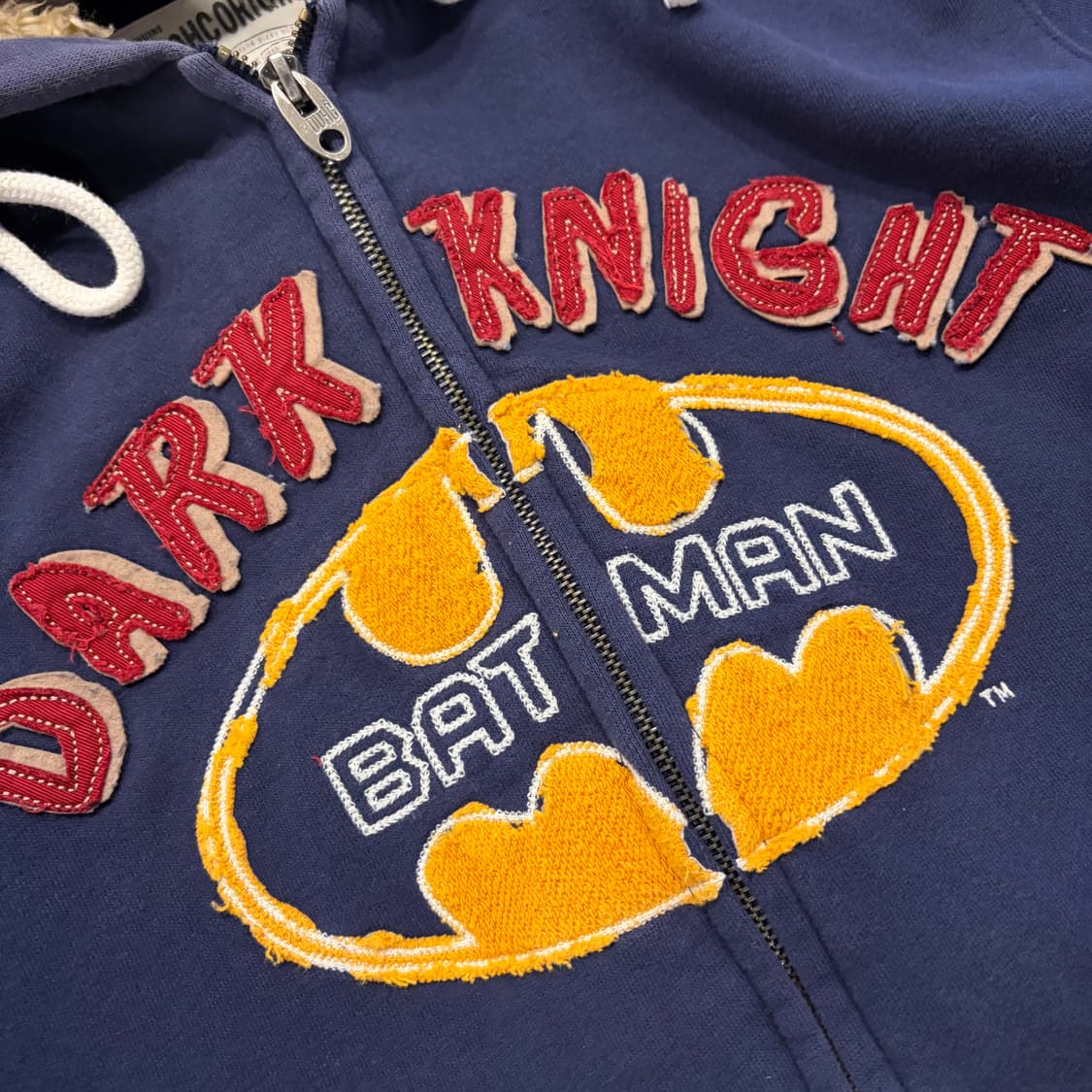 [XL] DOHC 다크나이트 배트맨 후드집업 네이비 D552 상품이미지4