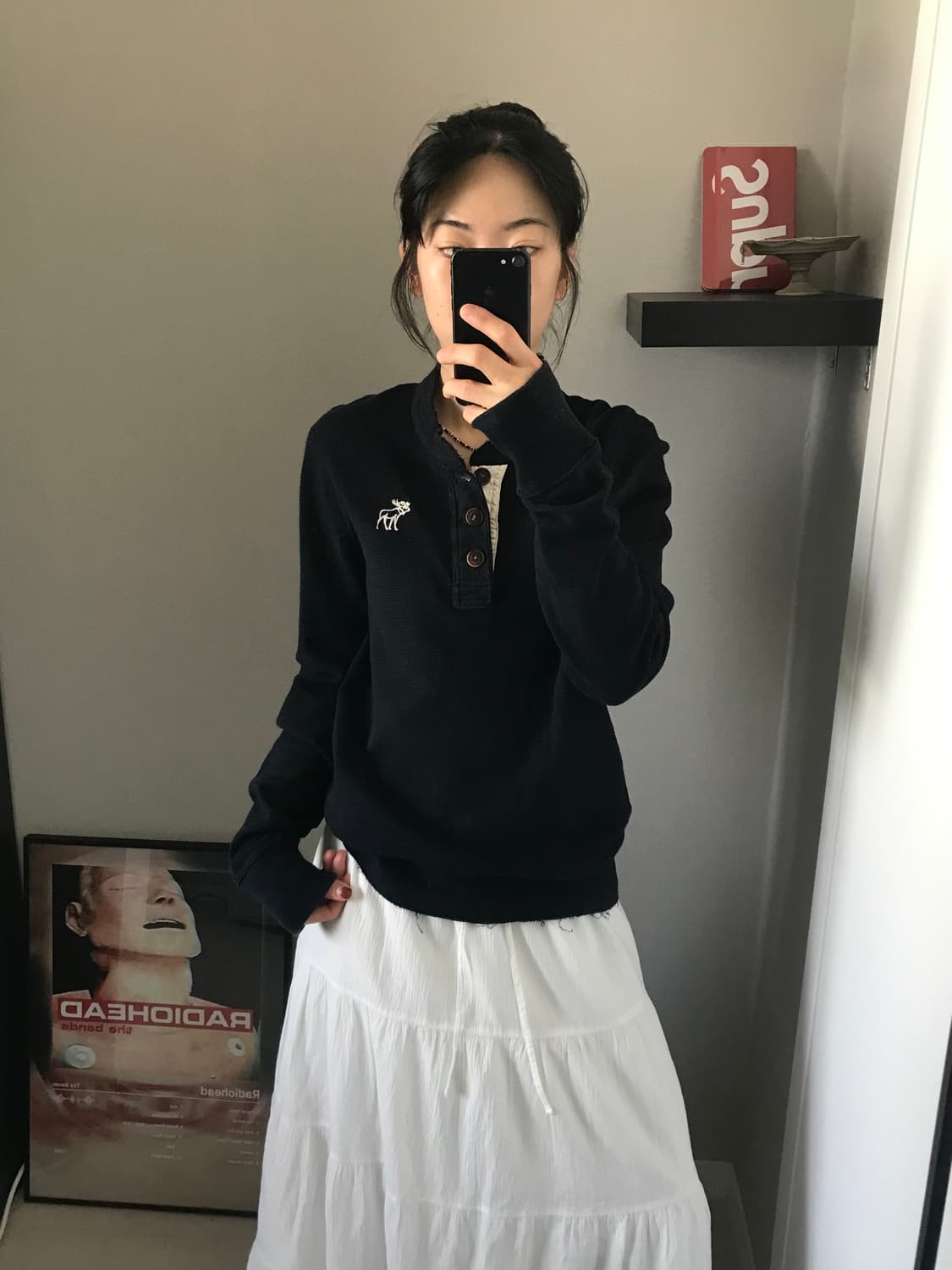 아베크롬비 산양로고 헨리넥 롱슬리브티 상품이미지3