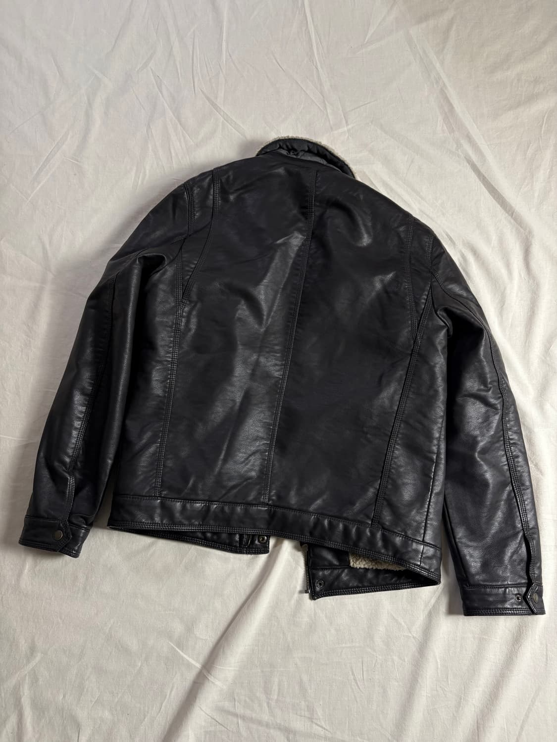 Levis 리바이스 비건레더 쉐르파 자켓 M 상품이미지2