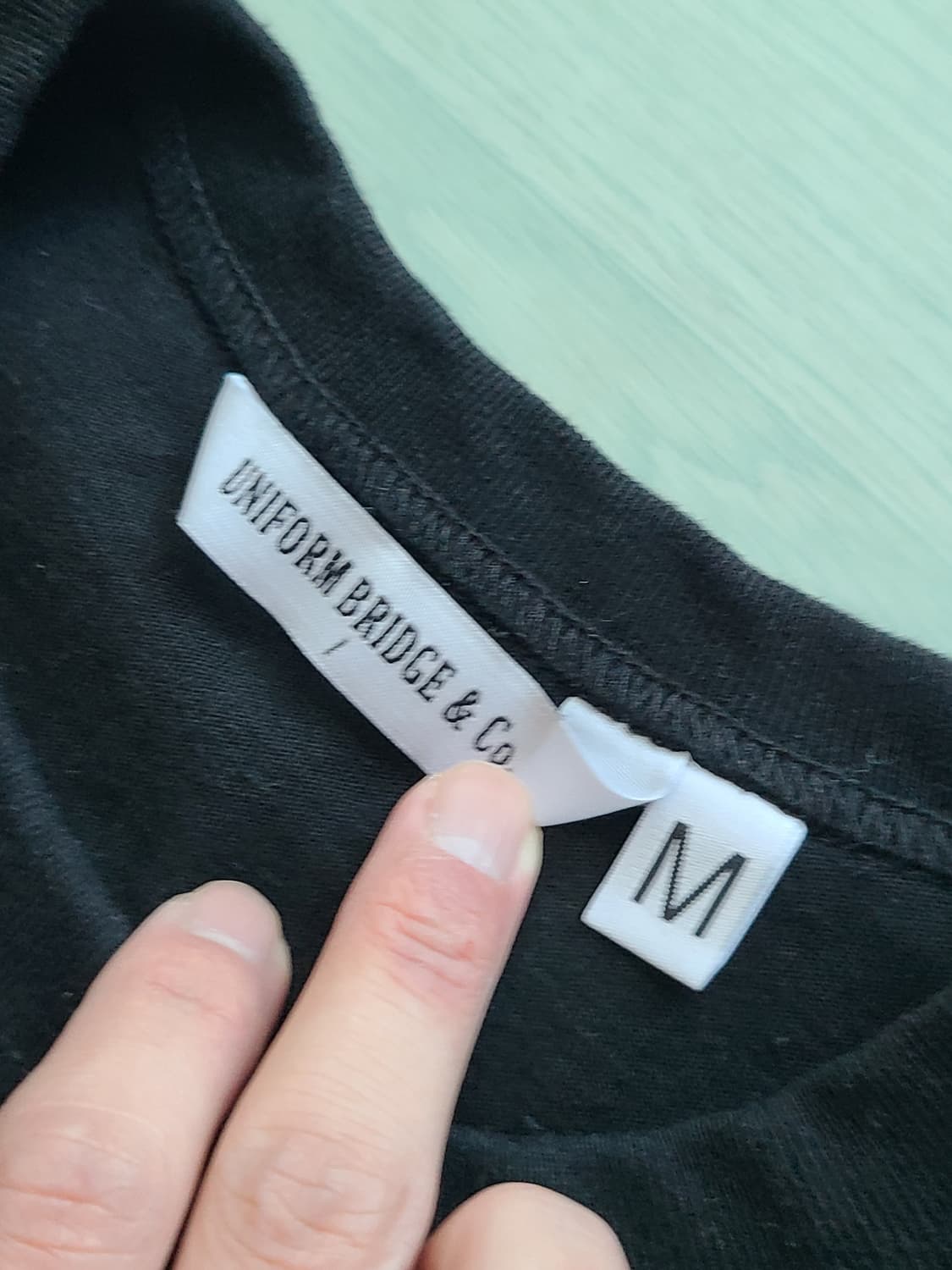 [M] 유니폼 브릿지 반팔 티셔츠 판매 상품이미지3