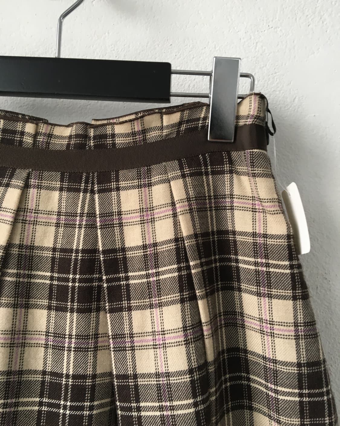 Check pattern skirt 상품이미지3