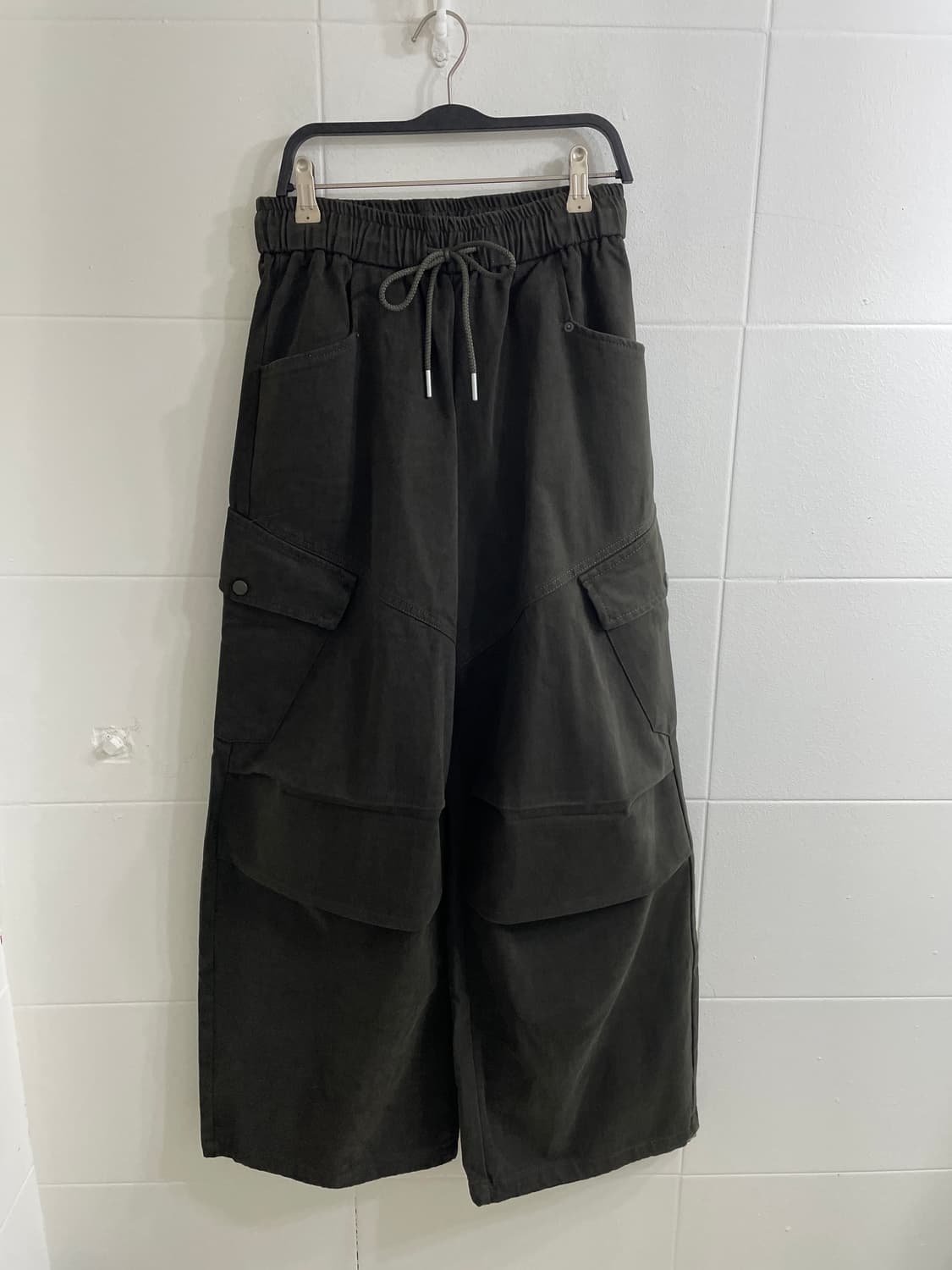 빈티지 카키 아이보리 캐주얼 폭닥 코디 세트 상품이미지6