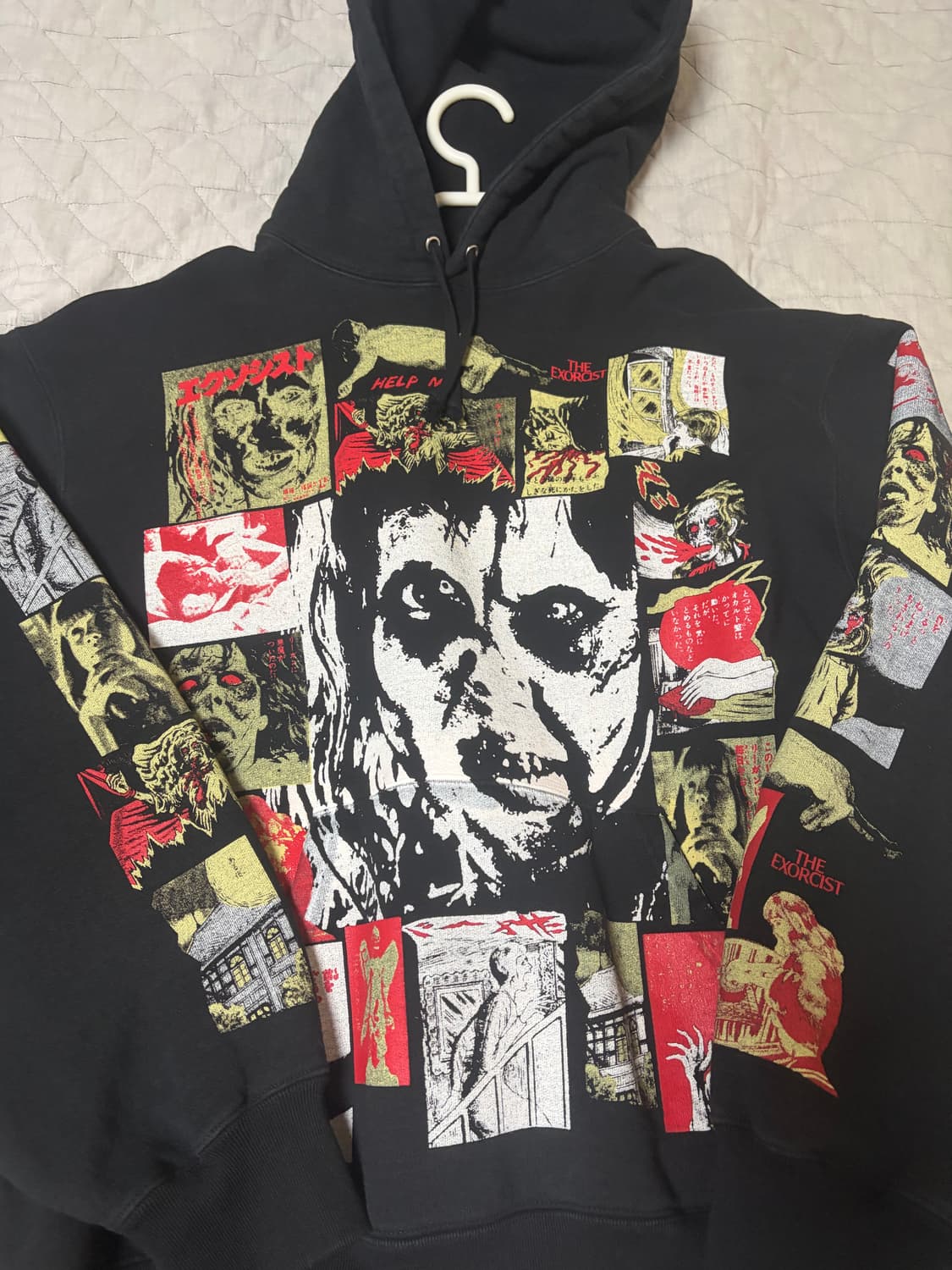 Supreme 엑소시스트 후드 블랙 FW25 (우메즈 코즈오) 상품이미지2