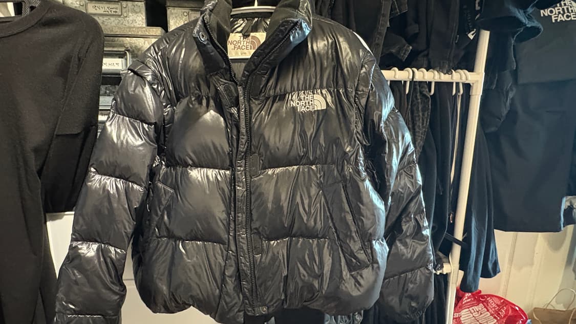 (L) w 노스페이스 화이트라벨 글로시 디태쳐블 다운자켓 / 패딩 상품이미지1