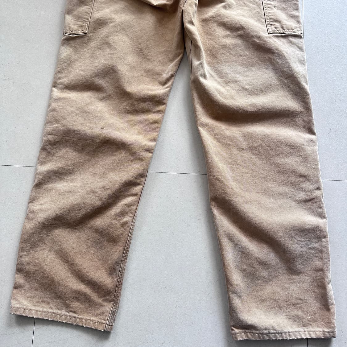 칼하트 B01 더블니 덩가리 팬츠 된장색 38사이즈 상품이미지8