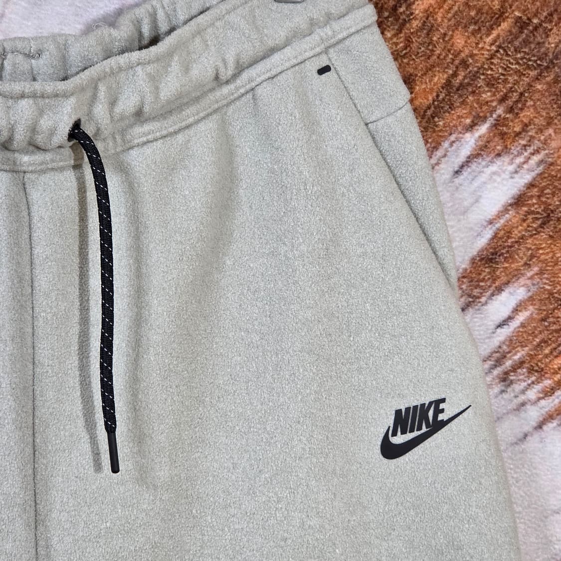 나이키 스우시 그레이 기모 후리스 조거 팬츠 상품이미지2