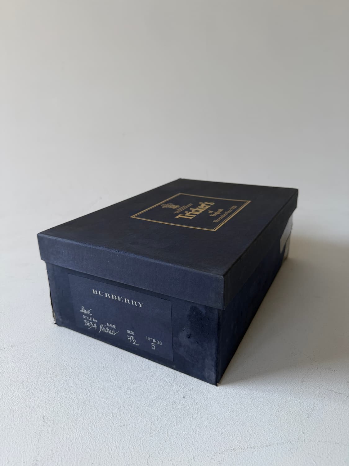 버버리 윙팁 부츠 트리커즈 협업 상품이미지6