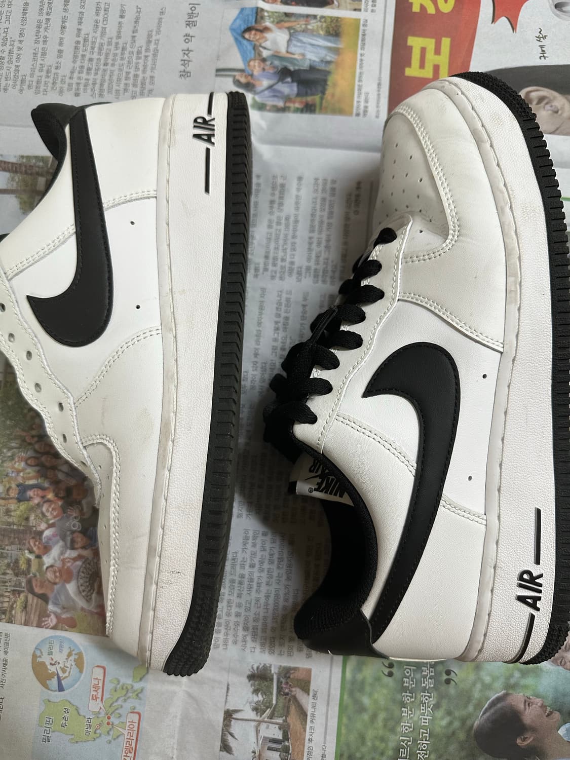나이키 에어포스 화이트블랙 270 상품이미지1