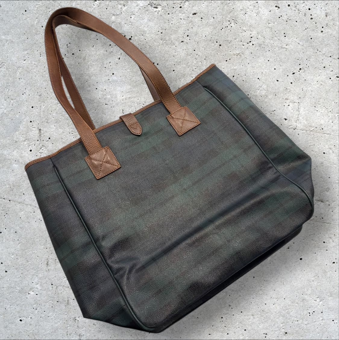 폴로 랄프로렌 블랙와치 체크 토트백 상품이미지2