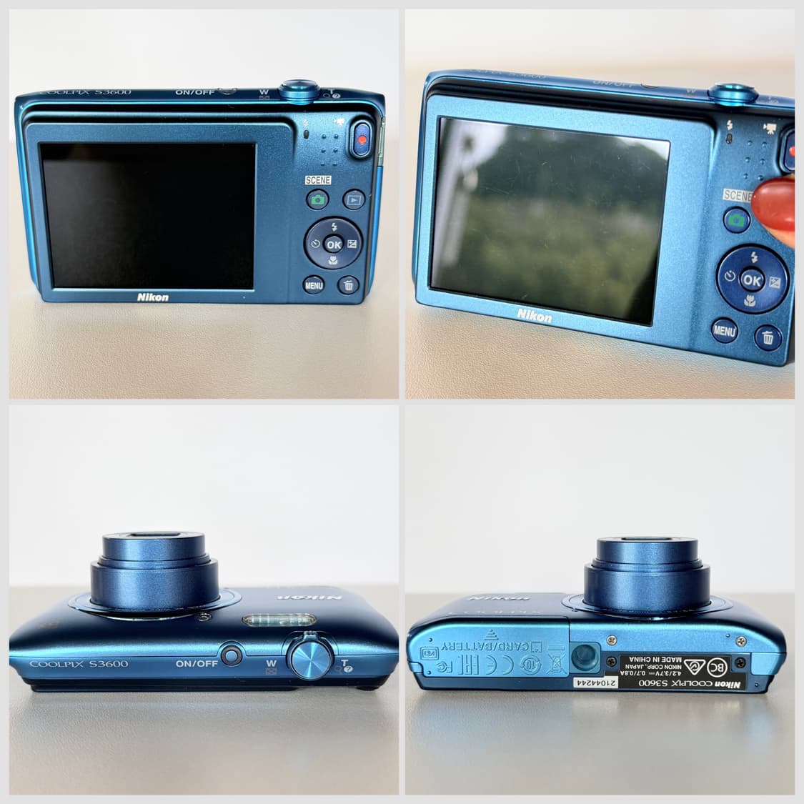 ✨에스파 픽 청량블루🐬✨니콘 쿨픽스 S3600 빈티지디카 상품이미지6