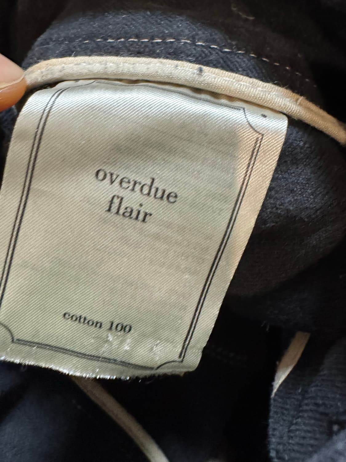 오버듀플레어 스티치 냅핑 팬츠 상품이미지3