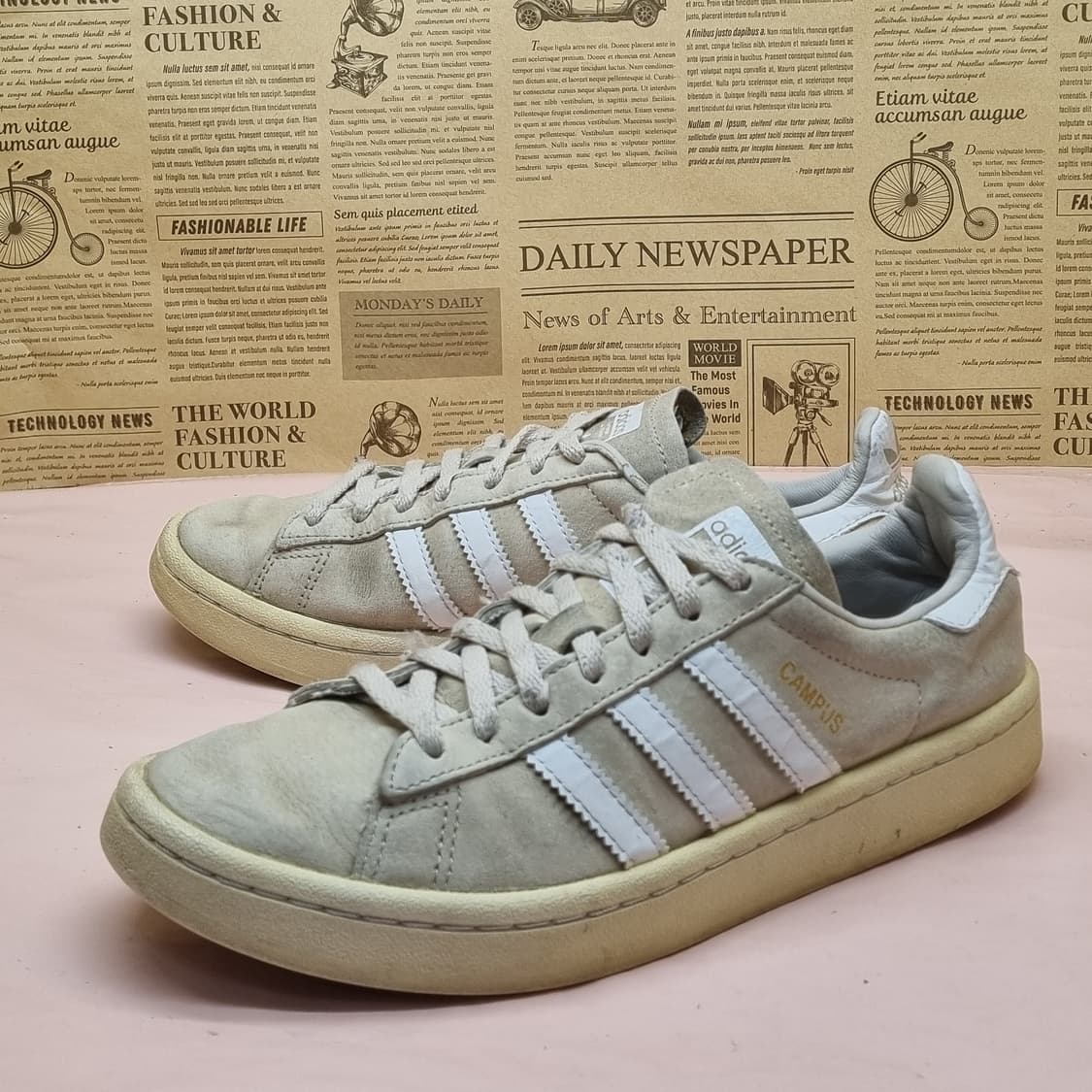 아디다스 캠퍼스 베이지 여성운동화230 상품이미지1