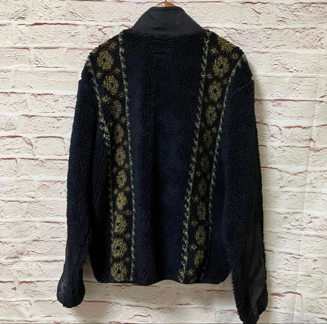 스투시 x 리마 자카드 쉐르파 자켓 블랙 상품이미지2