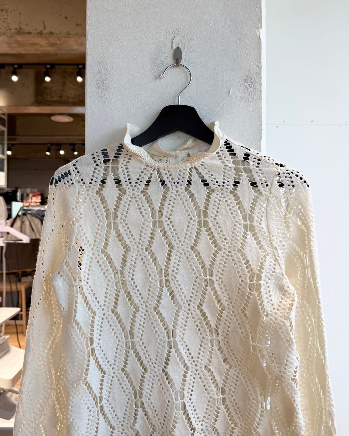 씨 바이 끌로에 아이보리 크로셰 니트  상품이미지3