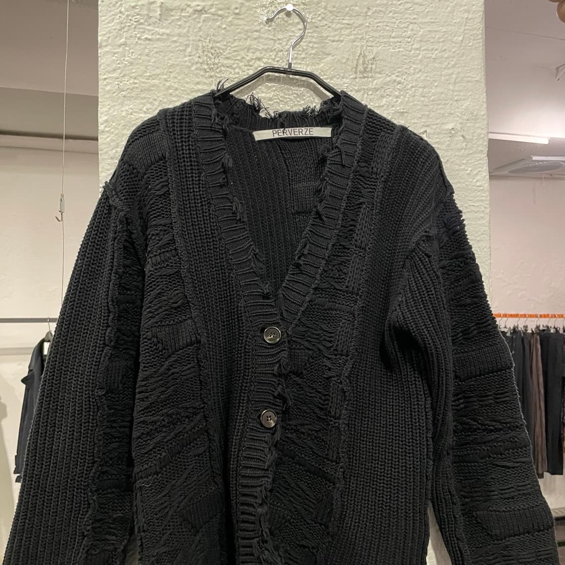 퍼버즈 디스트레스드 가디건 상품이미지2