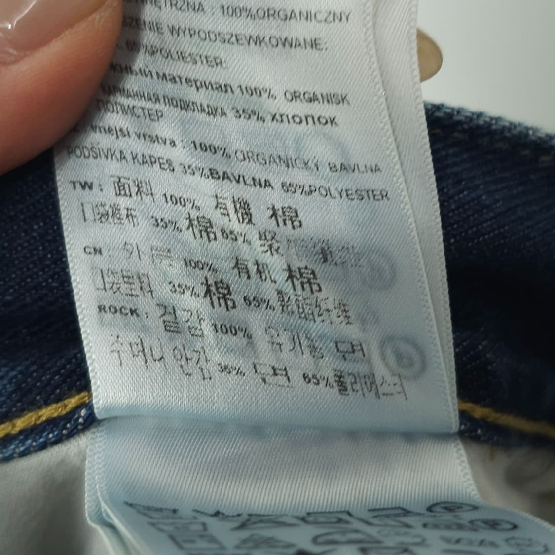 [칼하트] 디스트로이드 데님 하프 핸트 청반바지 M20594 상품이미지9