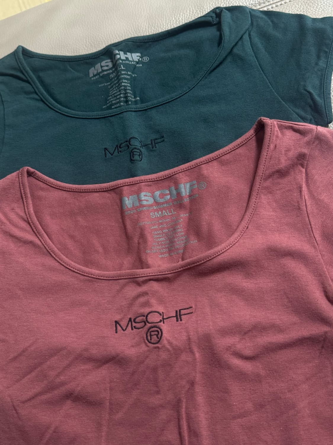 미스치프 피티드 베이직 티 - 2color 인디핑크,그린 상품이미지3