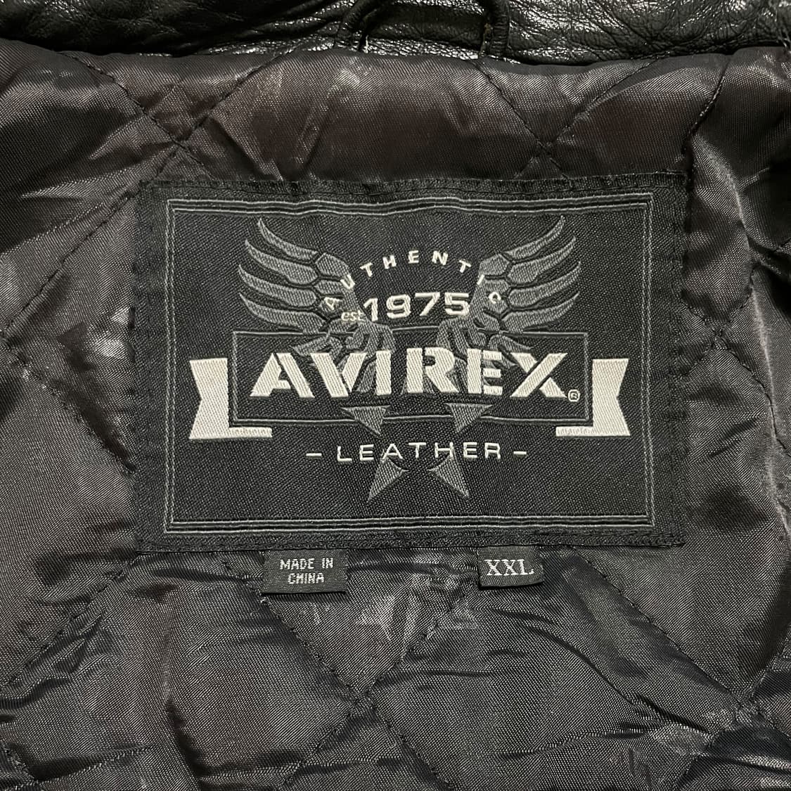 [2XL] 아비렉스 하이 롤러 레더 바시티 자켓 상품이미지10