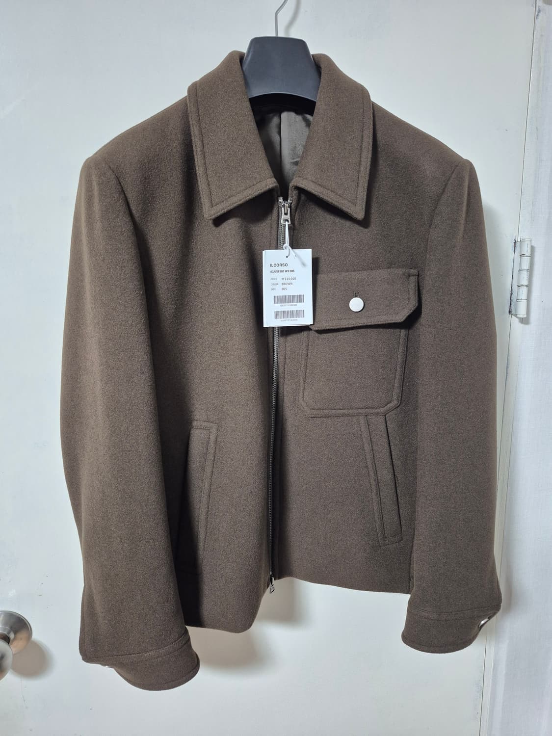 25FW 일꼬르소 슬랜트 포켓 스윙 블루종 자켓 상품이미지5