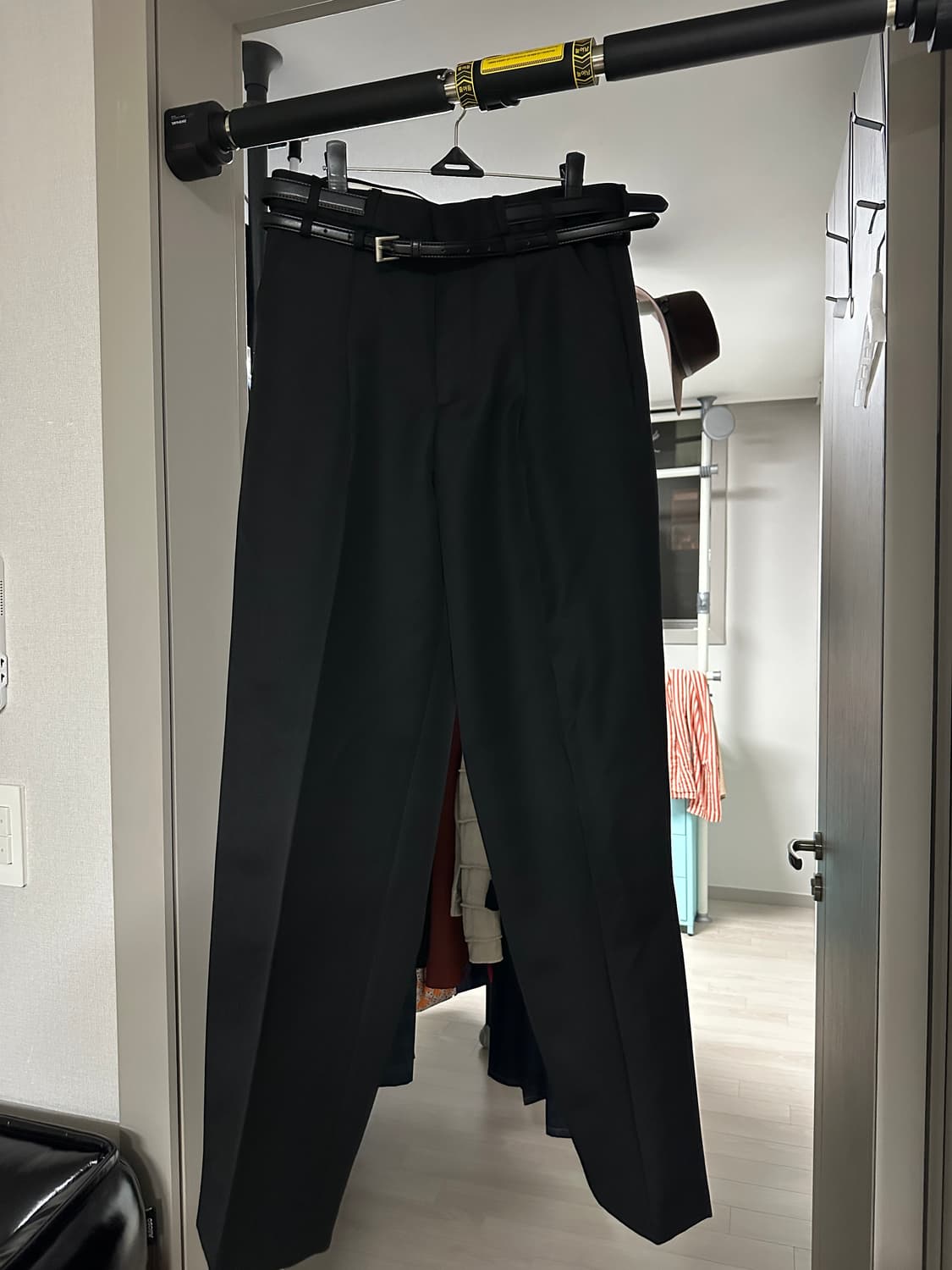 26SS STU 크리스 더블벨트 슬렉스 CREASE DOUBLE BELT 상품이미지8