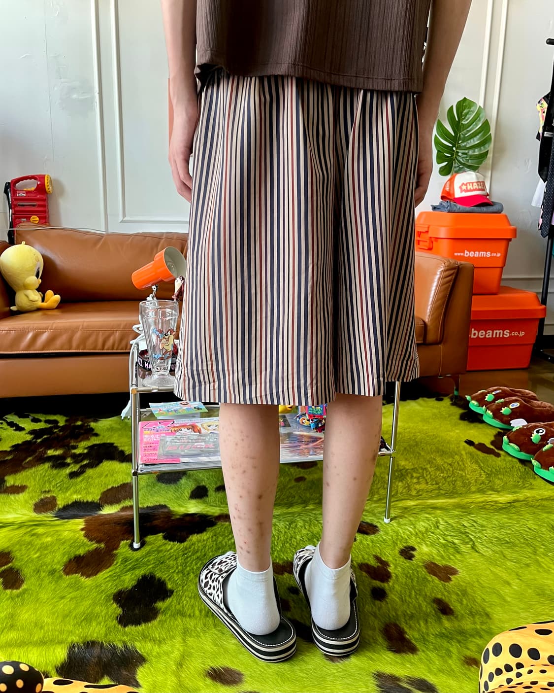 Jpn Vintage Stripe Trunk Shorts Pants 상품이미지2