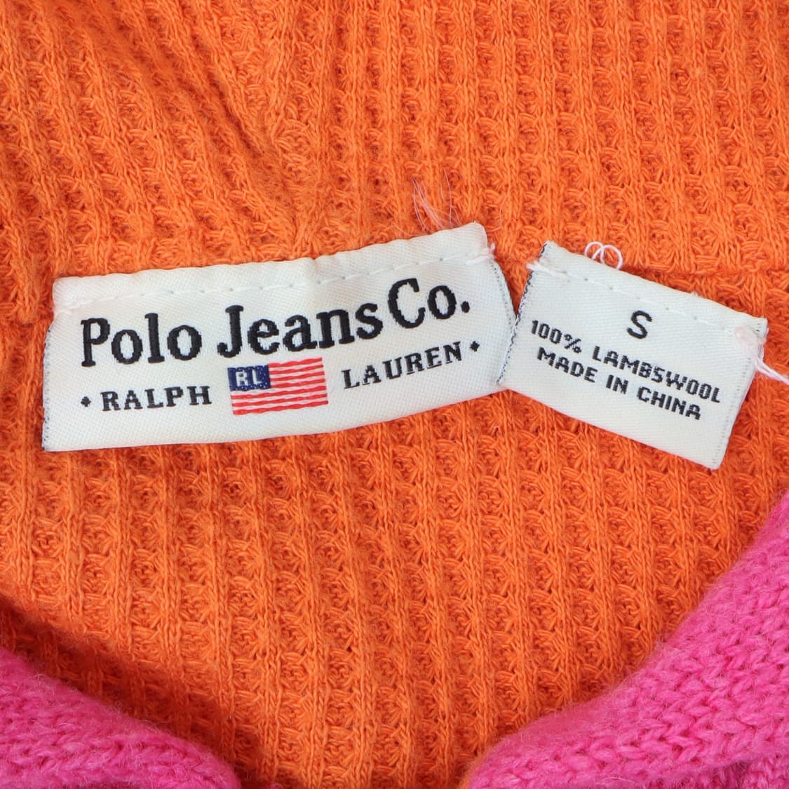 폴로진스 핑크 램스울 니트 써멀 후드집업 상품이미지8