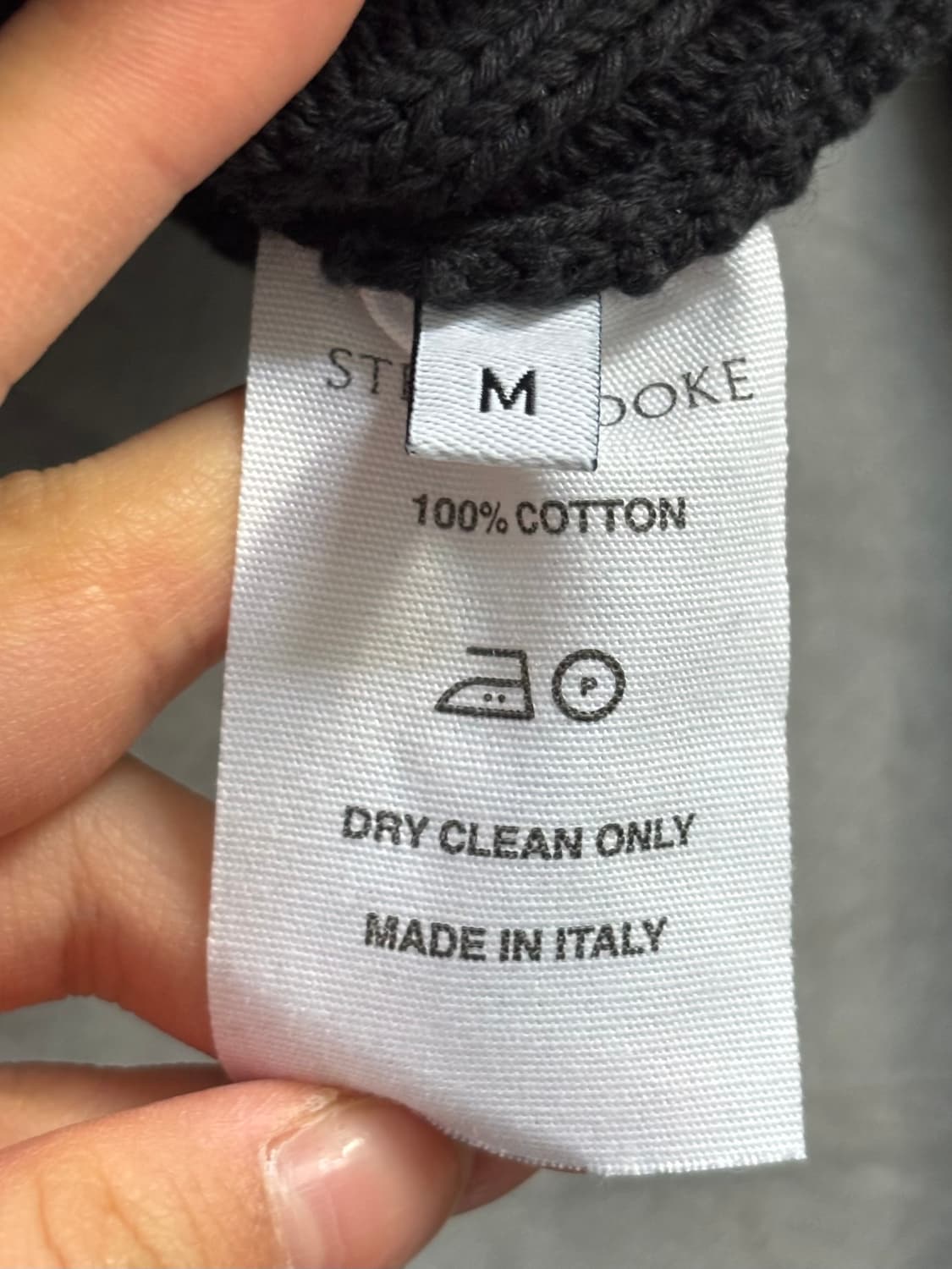 Stefan Cooke 스텐판쿡 댄싱레이디 턴업 니트 상품이미지10