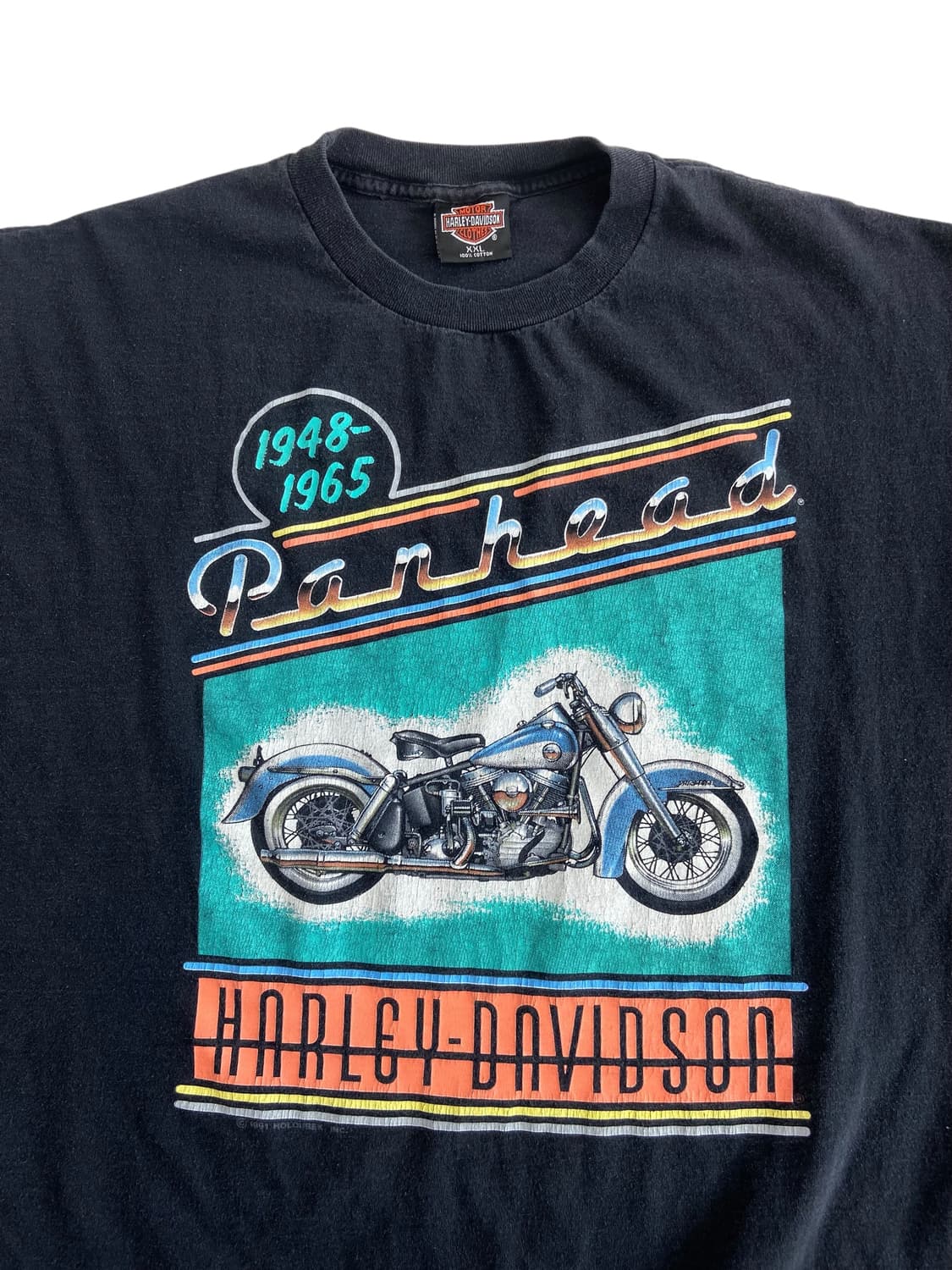 1991 할리 데이비슨 Panhead 반팔 티셔츠 상품이미지5