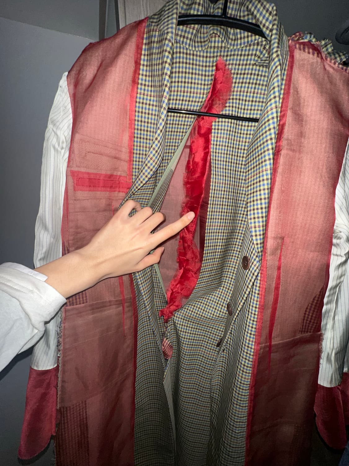 언더커버 2016ss 뱀파이어 컬렉션 디컨스트럭티드 코트자켓 상품이미지10