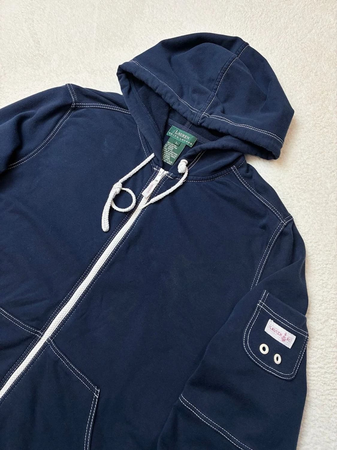 로렌 랄프로렌 00's 코튼 후드 집업 PN5790 상품이미지2