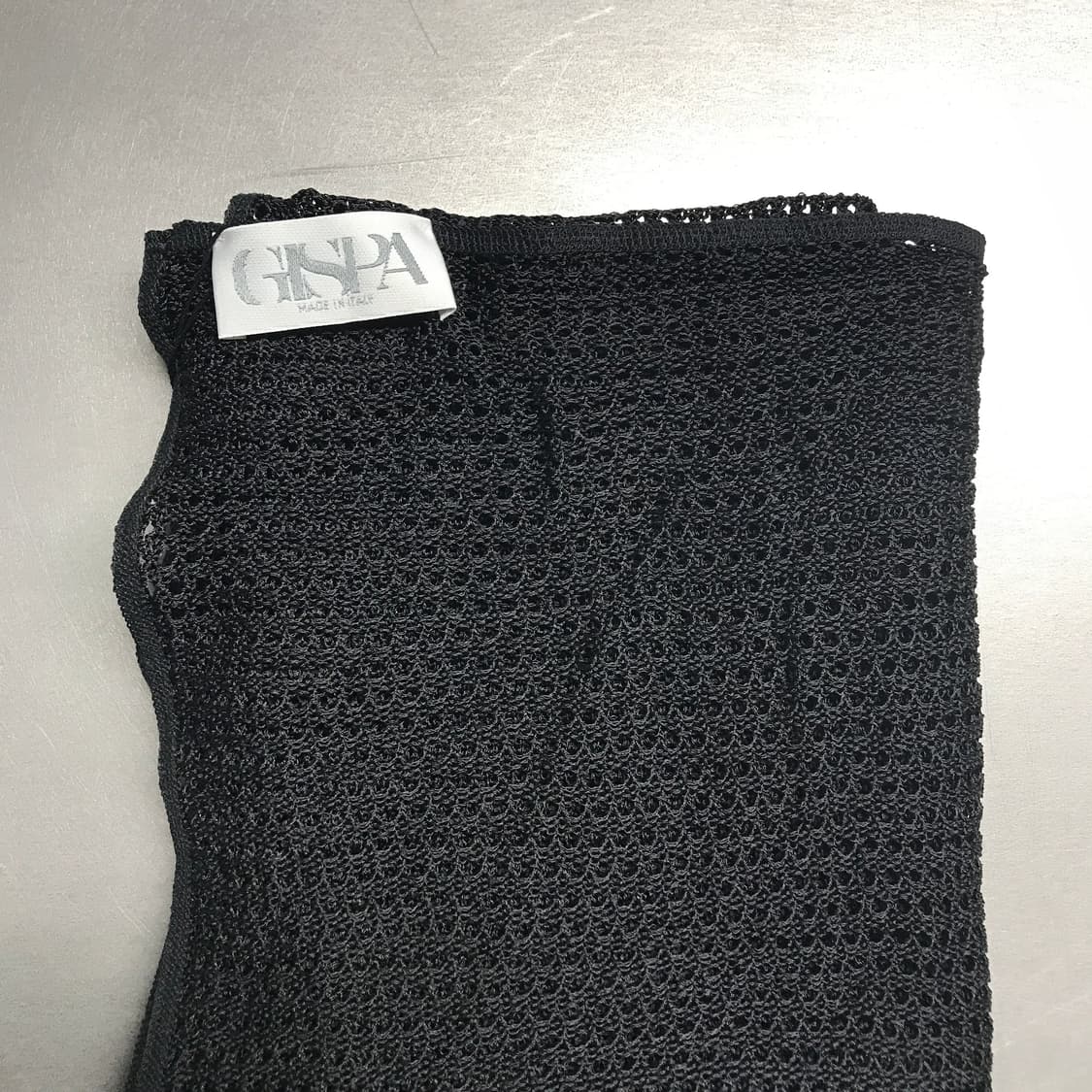 GISPA 펀칭 스카프 블랙 상품이미지3