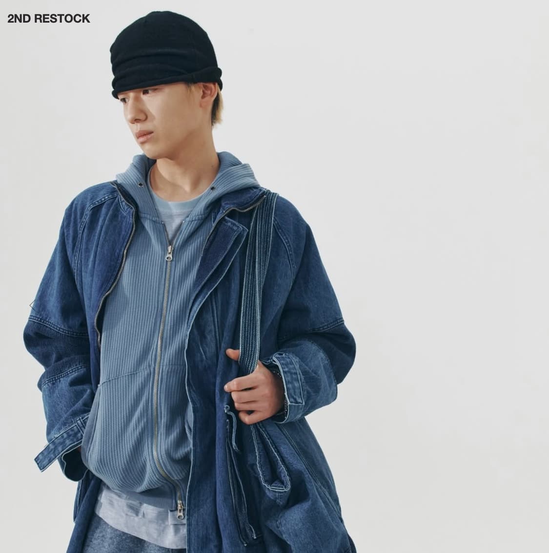 999휴머니티 비니 블랙 상품이미지1