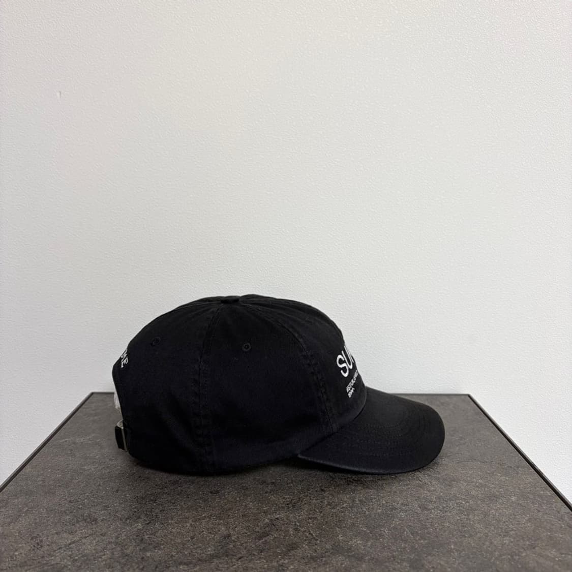 (OS) 슈프림 6패널 볼캡 모자 Est.1994 블랙 상품이미지3
