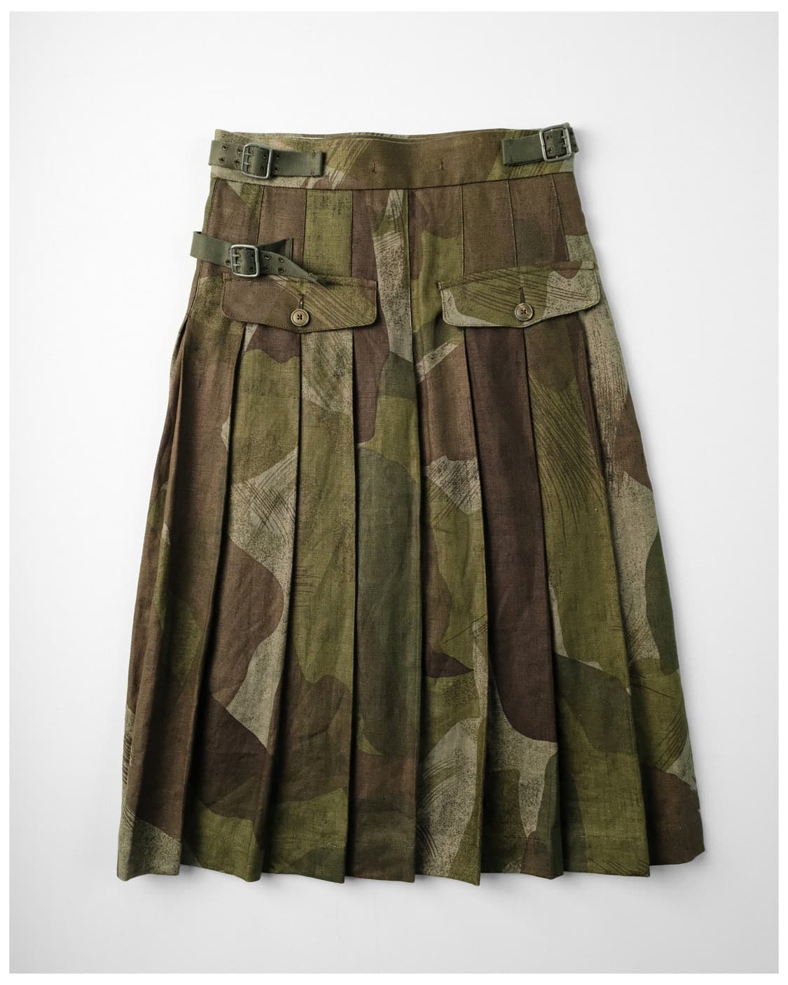 나이젤카본 우먼 킬트스커트 리넨 카모 8사이즈 상품이미지3