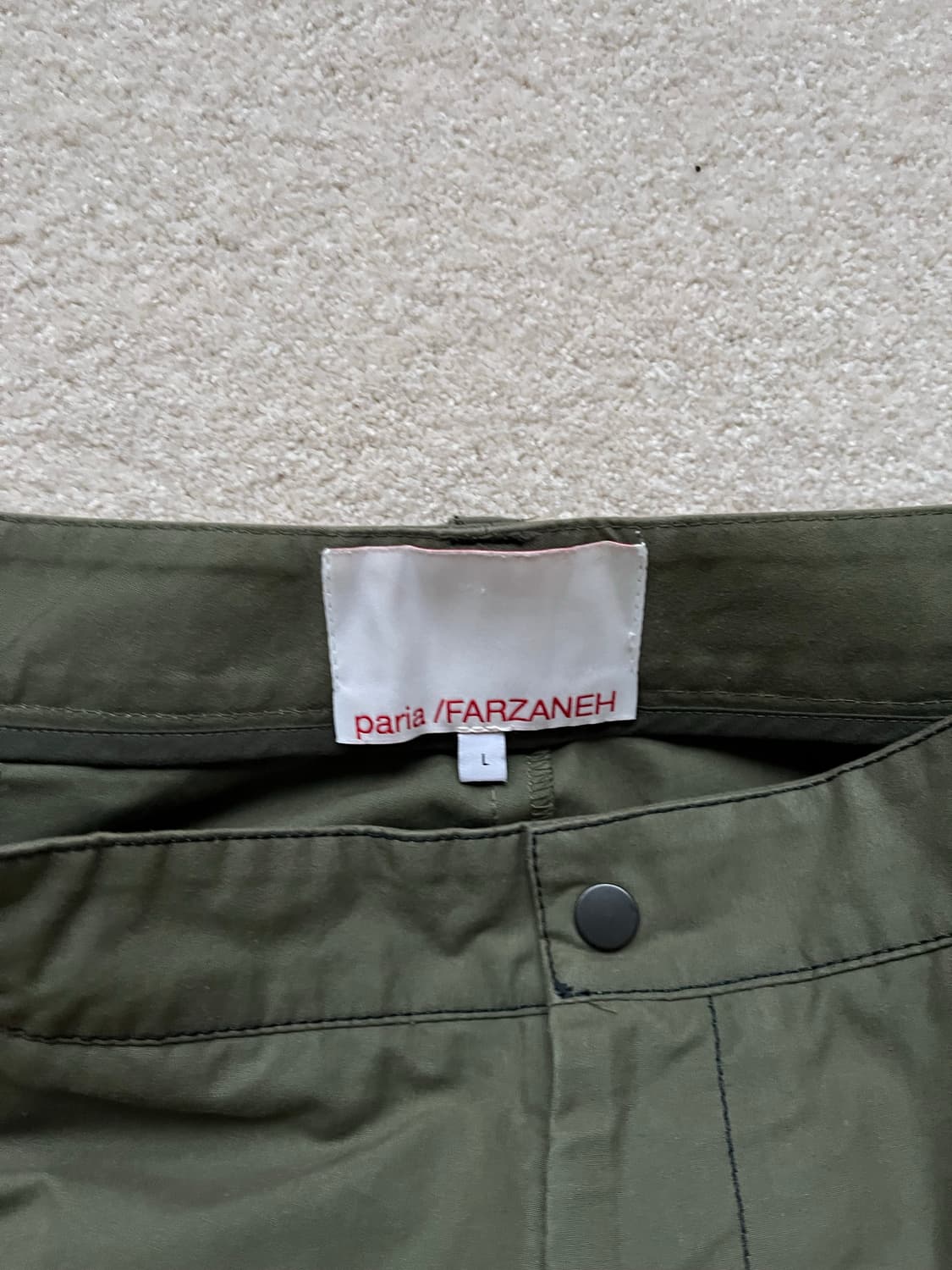 Paria / Farzaneh 퀄티드 더블니 팬츠 (31-33) 상품이미지4
