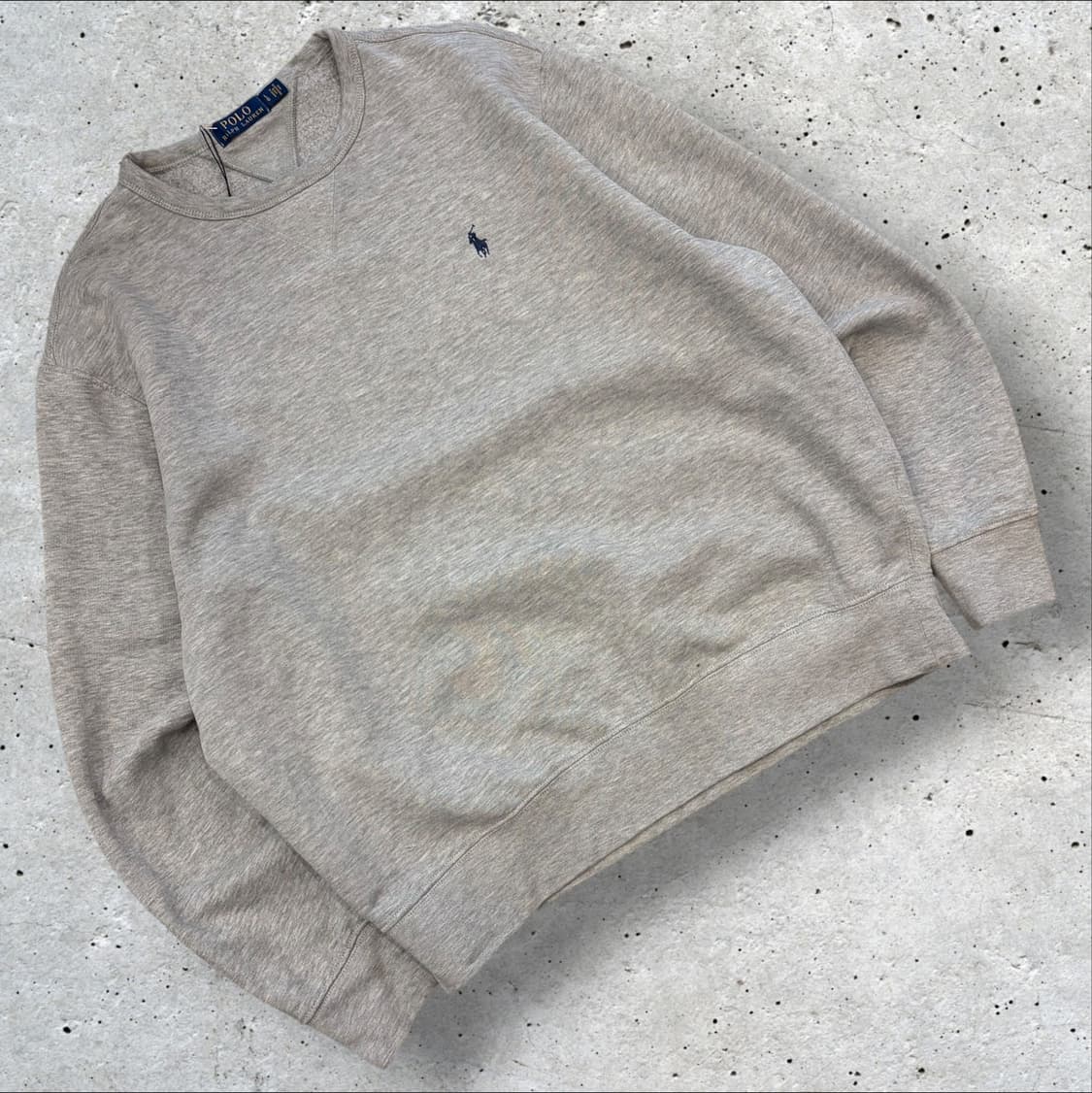 [L] 폴로 랄프로렌 그레이 맨투맨 티셔츠 D763 상품이미지1