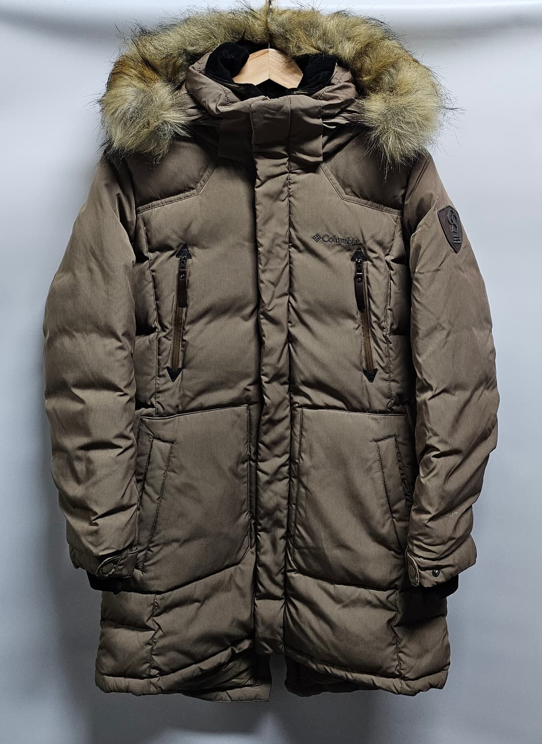 컬럼비아 여성 옴니히트 구스패딩 M 상품이미지1