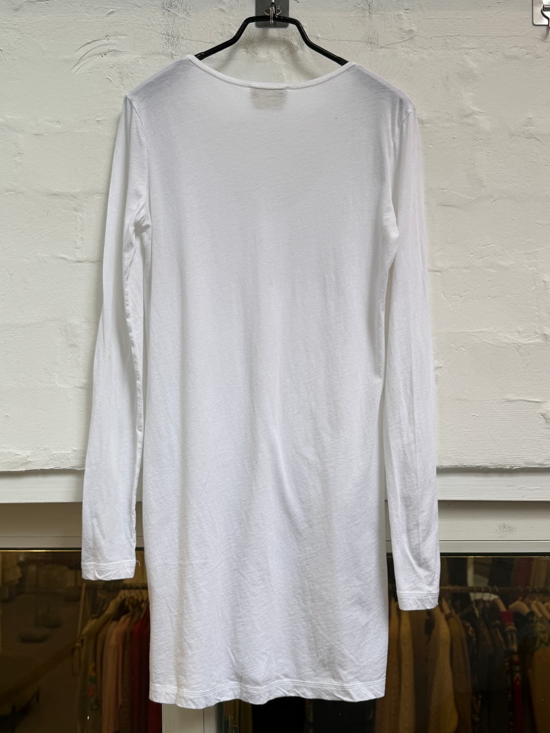 Closed 화이트 브이넥 롱 슬리브 탑 XS 상품이미지7