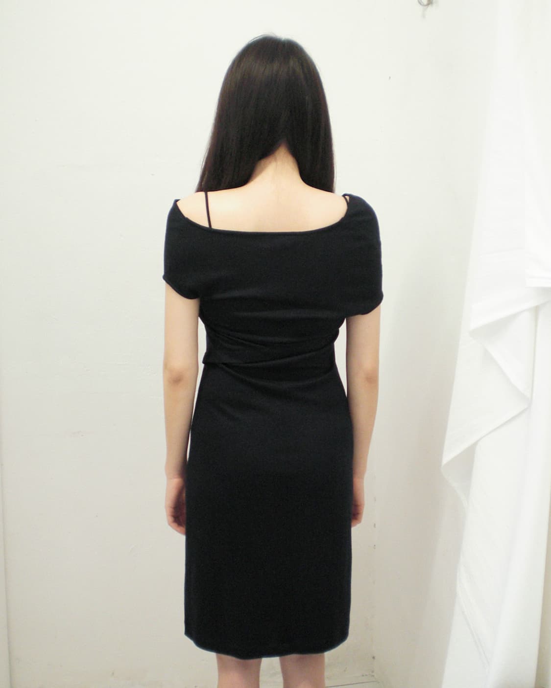HELMUT LANG draped off-shoulder dress 상품이미지3