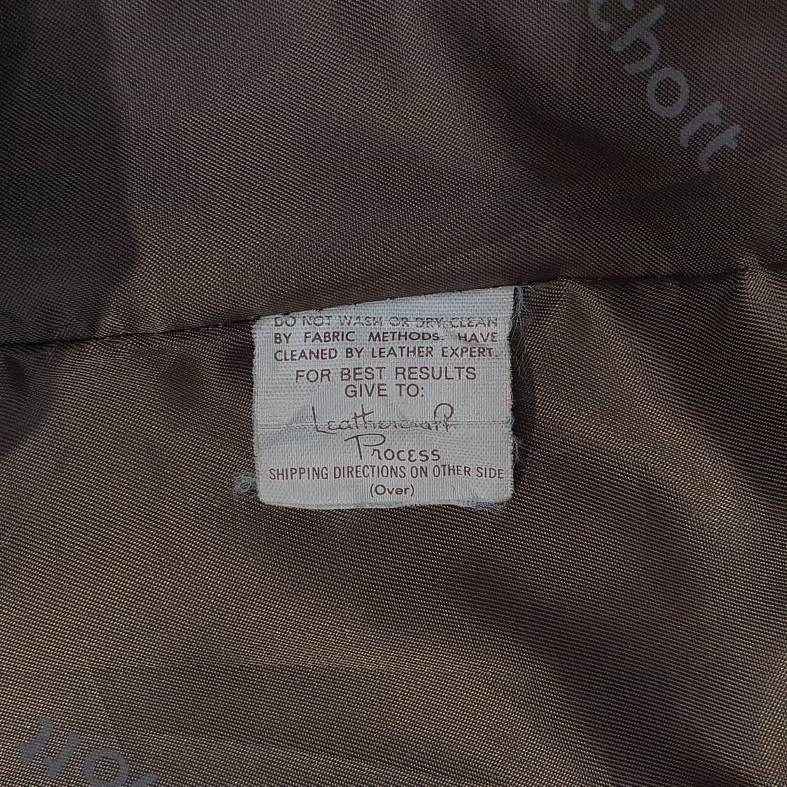 schott 빈티지 스웨이드 블루종 봄버 자켓 (100~105) 상품이미지10