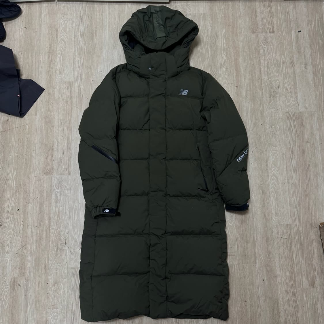 뉴발란스 남성 덕다운 후드 롱패딩 M/95  상품이미지1