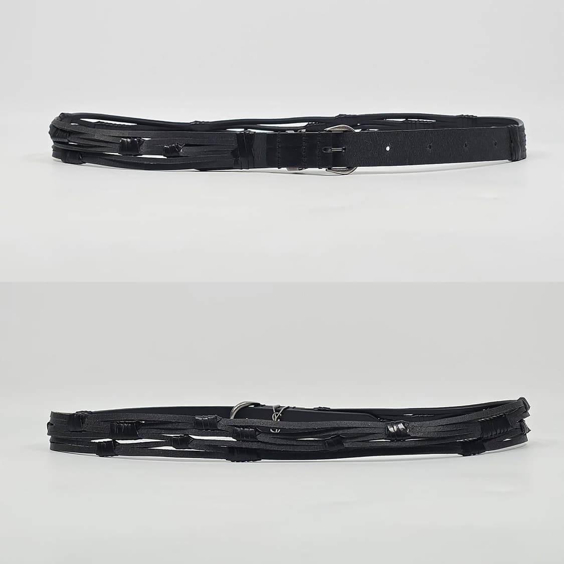 생로랑 브레이디드 레더 벨트 (70)  상품이미지3