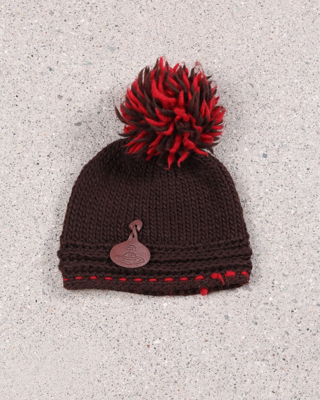 Vivienne Orb Pom Pom Wool Knit Beanie  상품이미지2