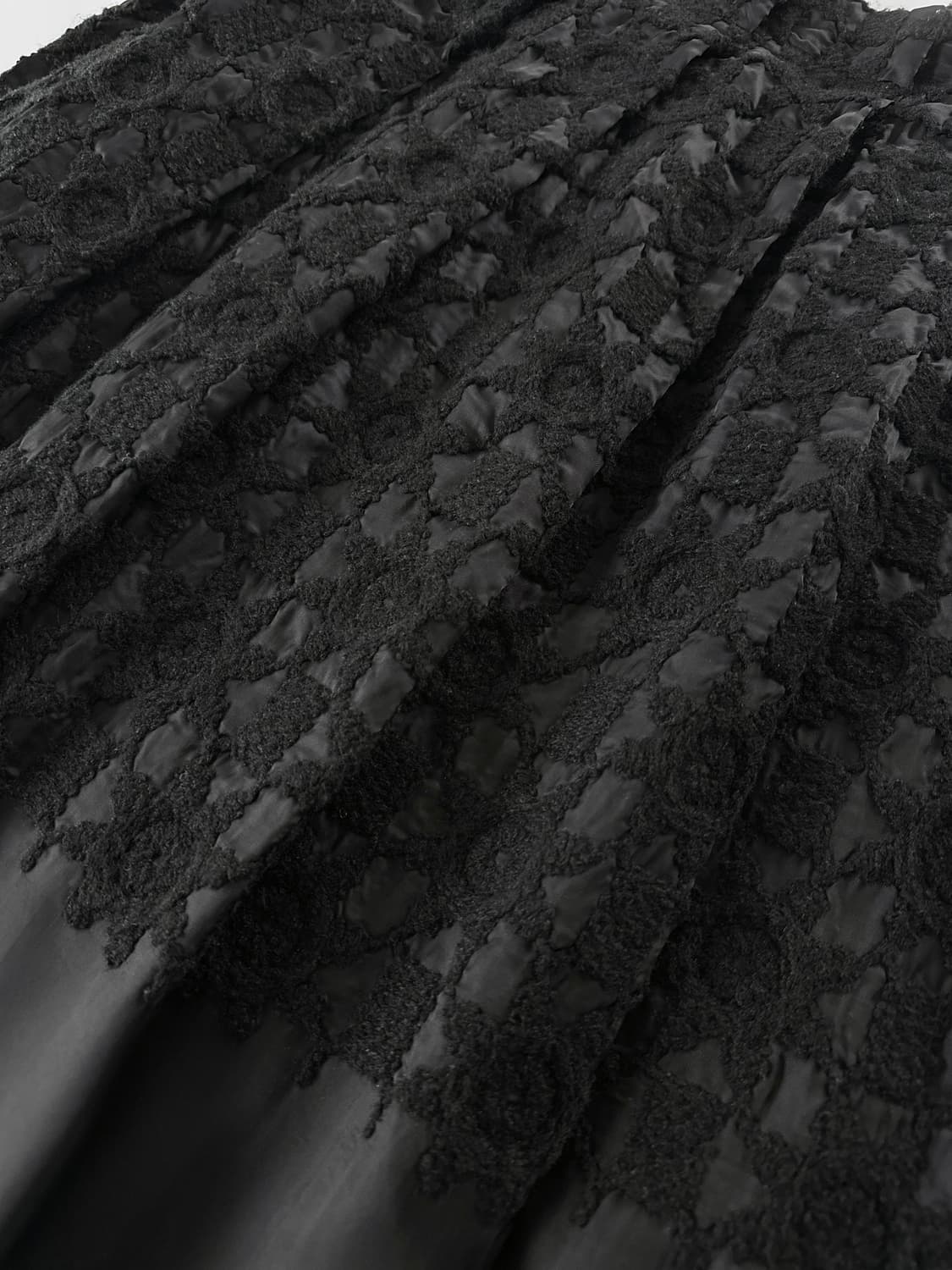 2001 AD 트리콧 꼼데 가르송 플로럴 레이스 플리츠 스커트 상품이미지8