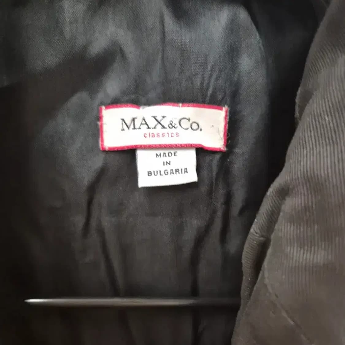 MAX&CO. 블랙 트렌치 코트 44사이즈 상품이미지5