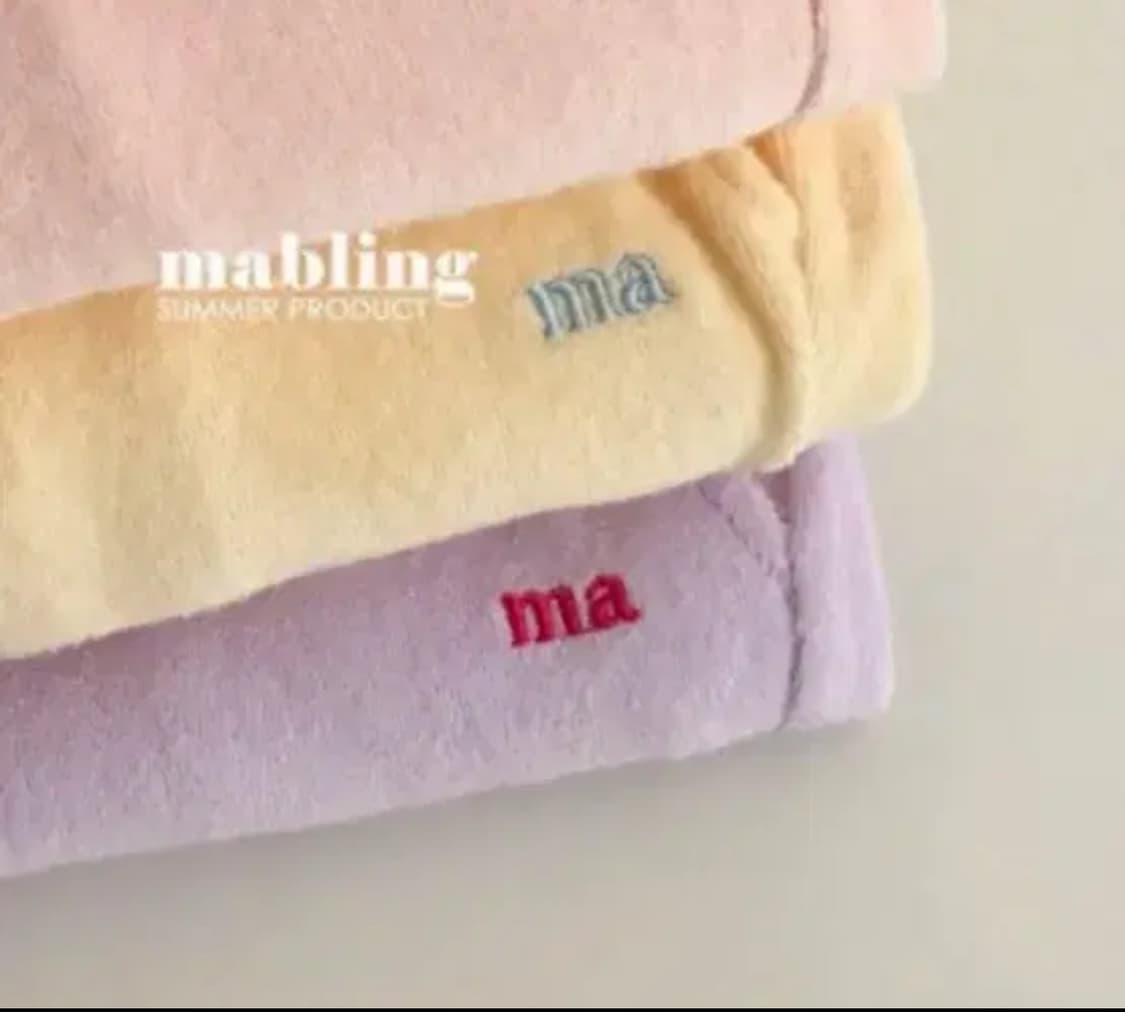 mabling 마블링 테리 조거 팬츠 라벤더 레귤러 기장 상품이미지1